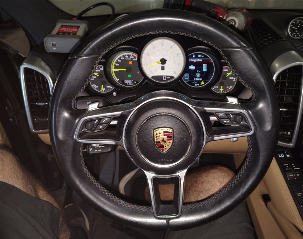 Thumbnail 2: 15-18 CAYENNE (958) LEFT DRIVER STEERING WHEEL AIRBAG AIR BAG (Black)