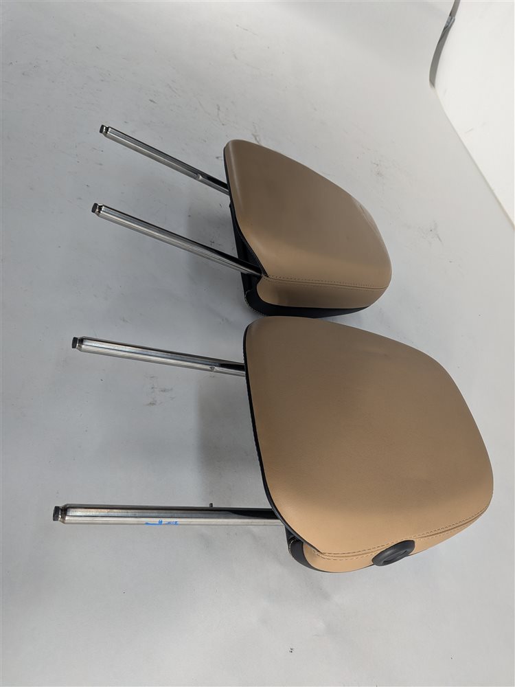 Thumbnail 3: 11-18 PORSCHE CAYENNE 958 FRONT LEFT & RIGHT SEAT HEADREST SET/2(Beige)