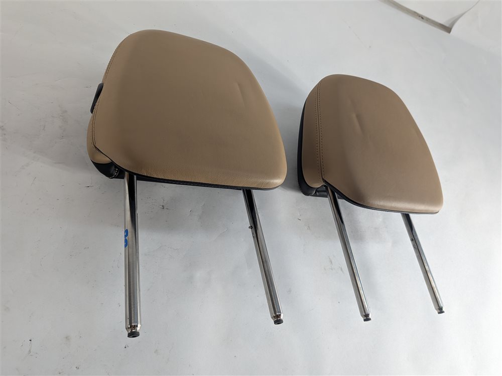 Thumbnail 4: 11-18 PORSCHE CAYENNE 958 FRONT LEFT & RIGHT SEAT HEADREST SET/2(Beige)