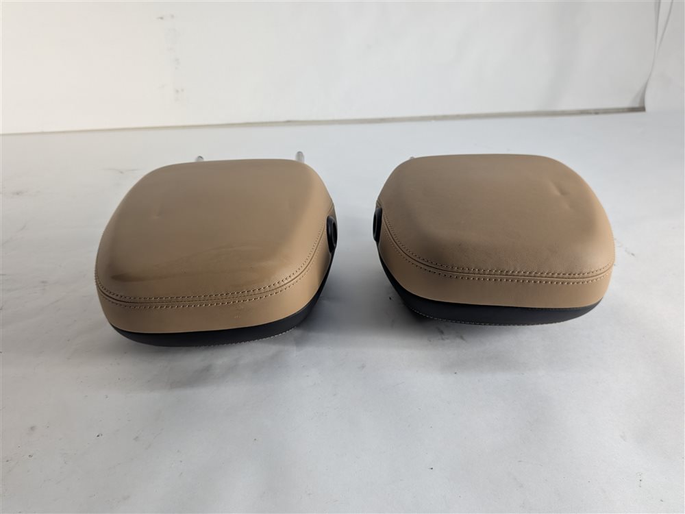 Thumbnail 5: 11-18 PORSCHE CAYENNE 958 FRONT LEFT & RIGHT SEAT HEADREST SET/2(Beige)