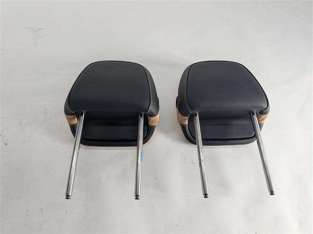 Thumbnail 6: 11-18 PORSCHE CAYENNE 958 FRONT LEFT & RIGHT SEAT HEADREST SET/2(Beige)