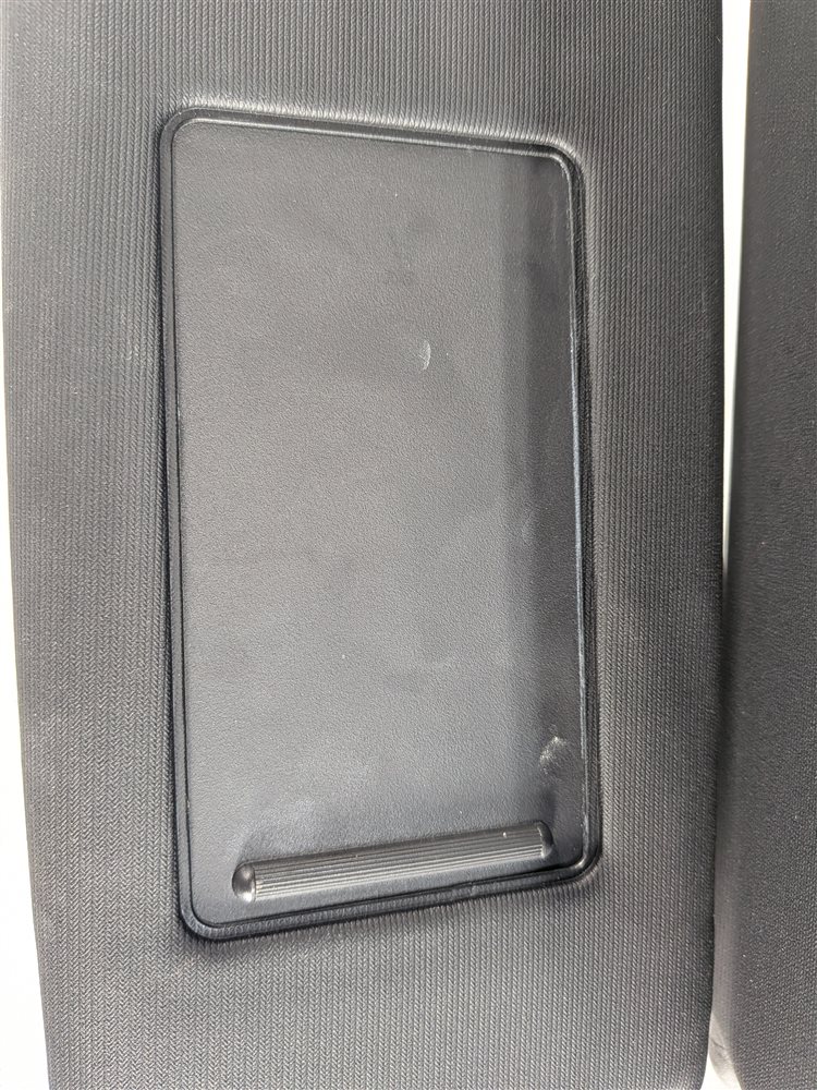 Thumbnail 6: 2015-2018 PORSCHE CAYENNE (958) RIGHT SUN VISOR ILLUMINATED w/ MIRROR (Black)