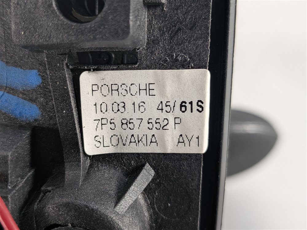Thumbnail 9: 2015-2018 PORSCHE CAYENNE (958) RIGHT SUN VISOR ILLUMINATED w/ MIRROR (Black)