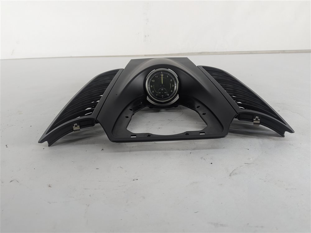 Thumbnail 2: 2016 PORSCHE CAYENNE 958 CENTER DASH SPEAKER GRILLE COVER w/ CLOCK (BLACK)