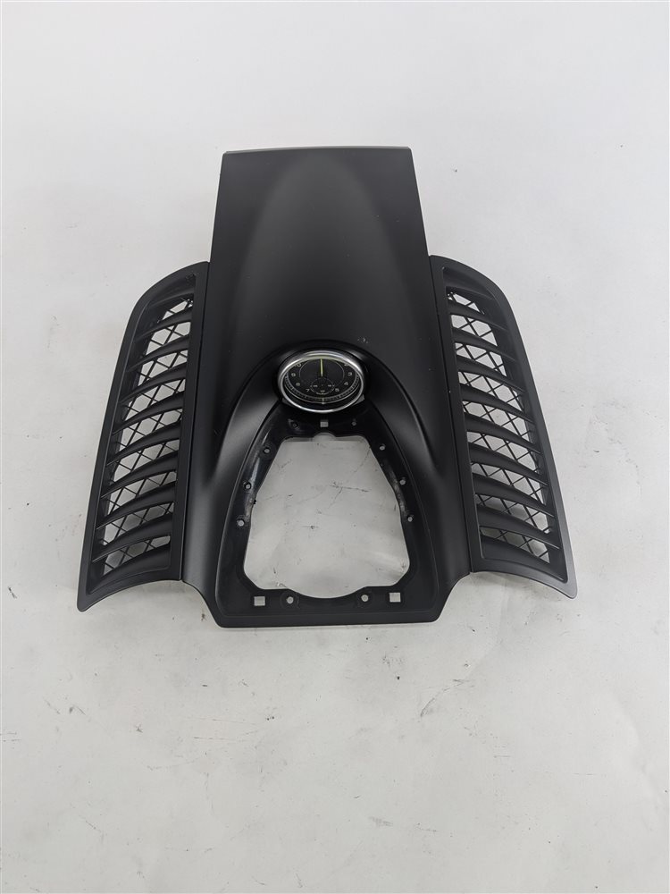 Thumbnail 3: 2016 PORSCHE CAYENNE 958 CENTER DASH SPEAKER GRILLE COVER w/ CLOCK (BLACK)