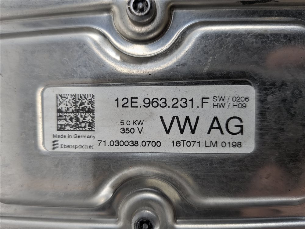 Thumbnail 8: 2016 PORSCHE CAYENNE (958) HYBRID HV HIGH VOLTAGE ELECTRIC COOLANT FLOW HEATER