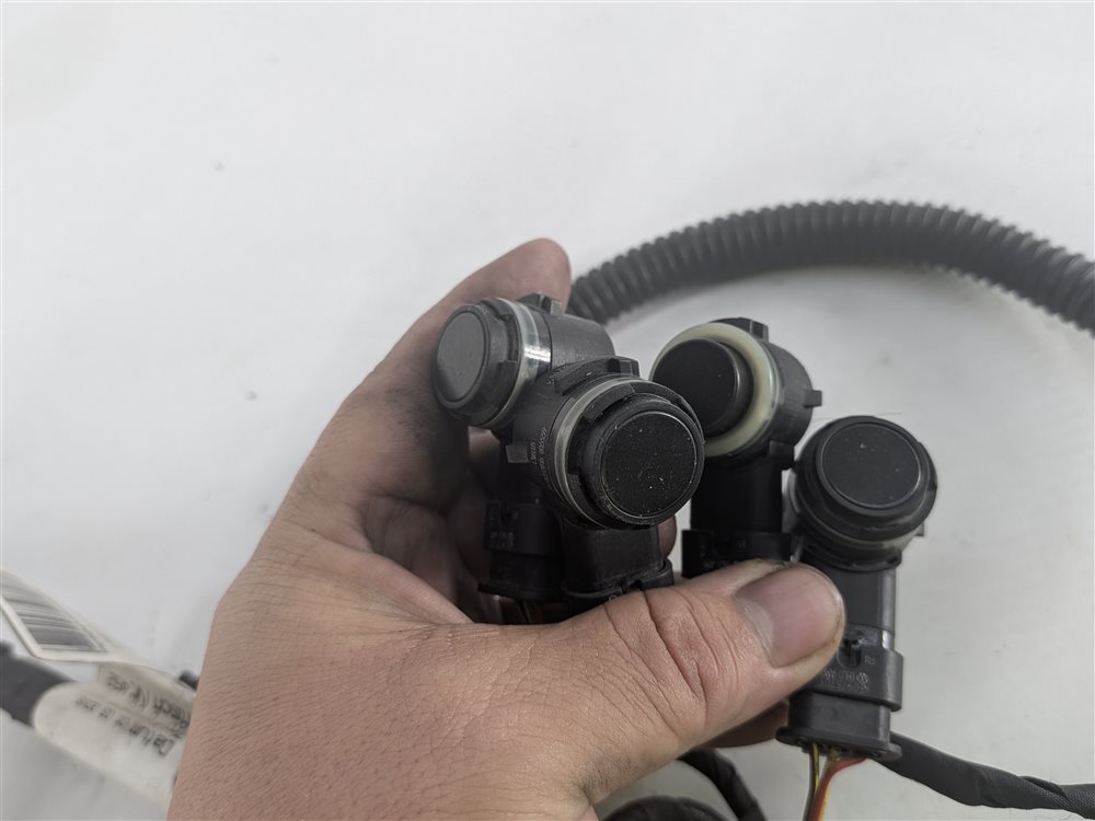 Thumbnail 11: 2016 PORSCHE CAYENNE (958) FRONT PARK ASSIST PDC SENSOR SET/4 w/ HARNESS (Black)