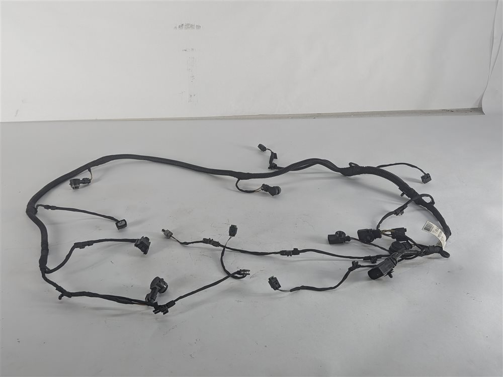 Thumbnail 2: 2016 PORSCHE CAYENNE (958) FRONT PARK ASSIST PDC SENSOR SET/4 w/ HARNESS (Black)