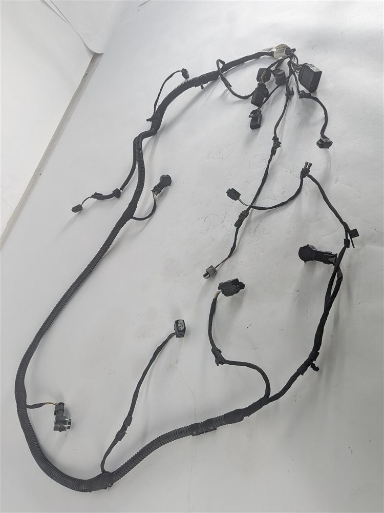 Thumbnail 5: 2016 PORSCHE CAYENNE (958) FRONT PARK ASSIST PDC SENSOR SET/4 w/ HARNESS (Black)