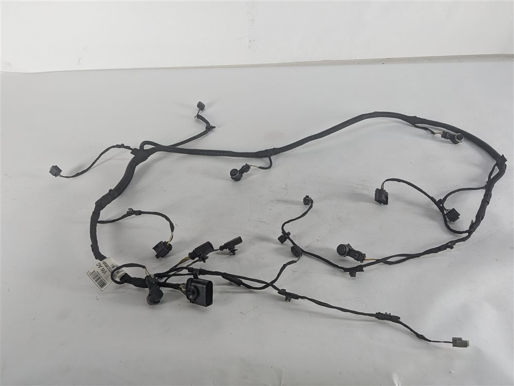 Thumbnail 7: 2016 PORSCHE CAYENNE (958) FRONT PARK ASSIST PDC SENSOR SET/4 w/ HARNESS (Black)