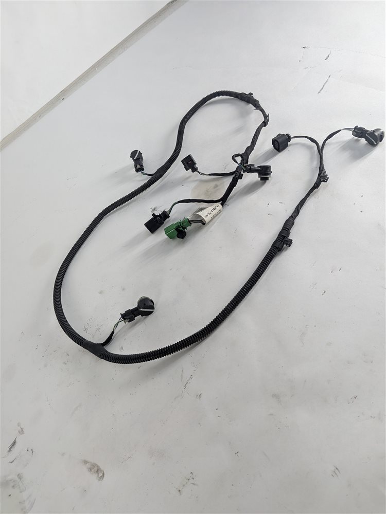 2016 PORSCHE CAYENNE (958) REAR PARK ASSIST PDC SENSOR SET/4 w/ HARNESS (Black)