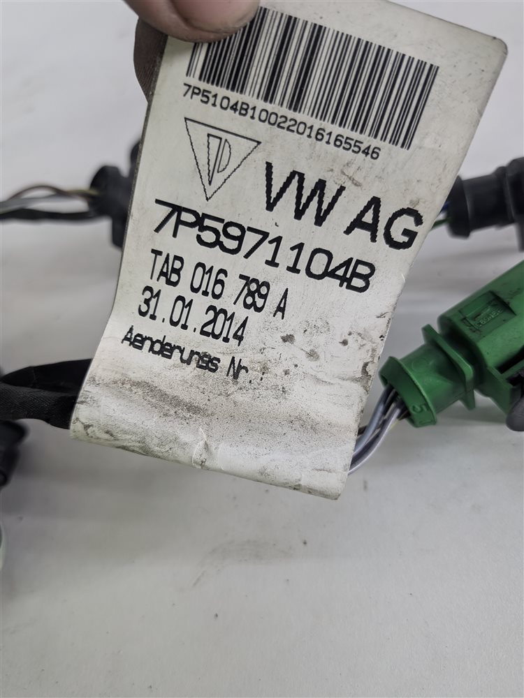 Thumbnail 12: 2016 PORSCHE CAYENNE (958) REAR PARK ASSIST PDC SENSOR SET/4 w/ HARNESS (Black)