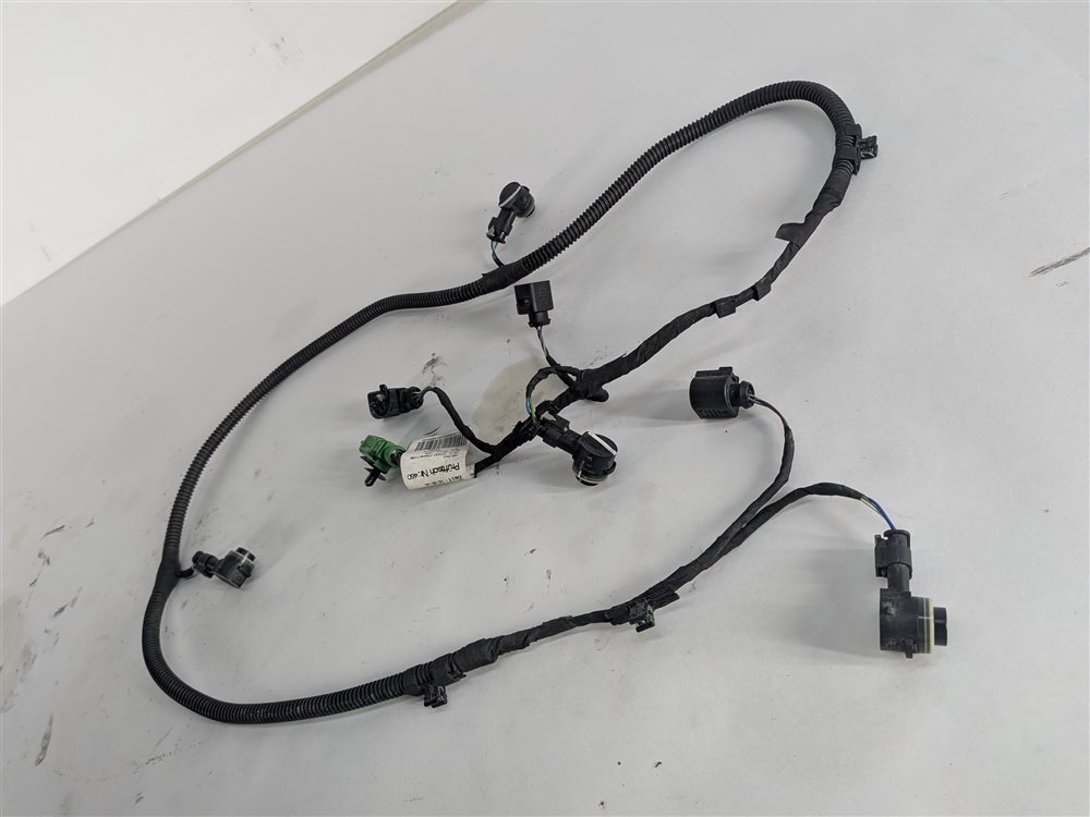 Thumbnail 4: 2016 PORSCHE CAYENNE (958) REAR PARK ASSIST PDC SENSOR SET/4 w/ HARNESS (Black)