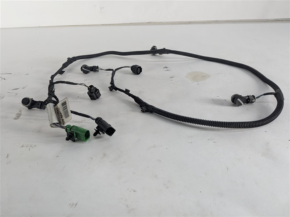 Thumbnail 7: 2016 PORSCHE CAYENNE (958) REAR PARK ASSIST PDC SENSOR SET/4 w/ HARNESS (Black)