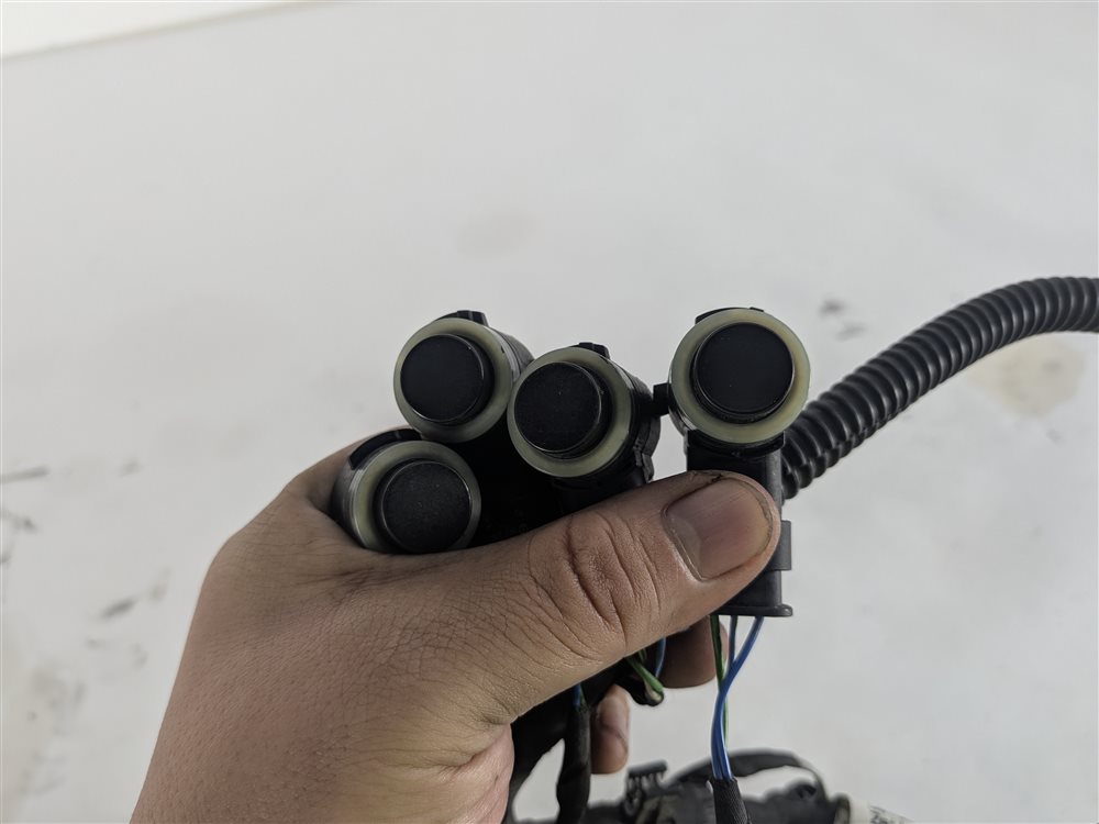 Thumbnail 9: 2016 PORSCHE CAYENNE (958) REAR PARK ASSIST PDC SENSOR SET/4 w/ HARNESS (Black)