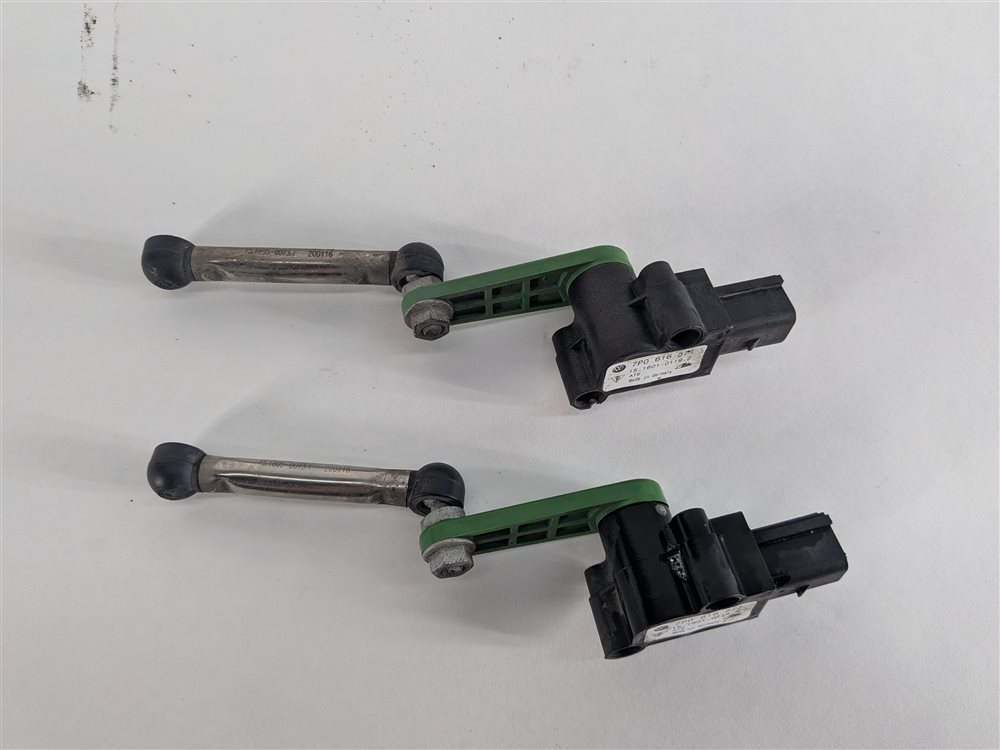 Thumbnail 3: 2016 PORSCHE CAYENNE (958) REAR LEFT/RIGHT SUSPENSION RIDE HEIGHT SENSOR SET/2