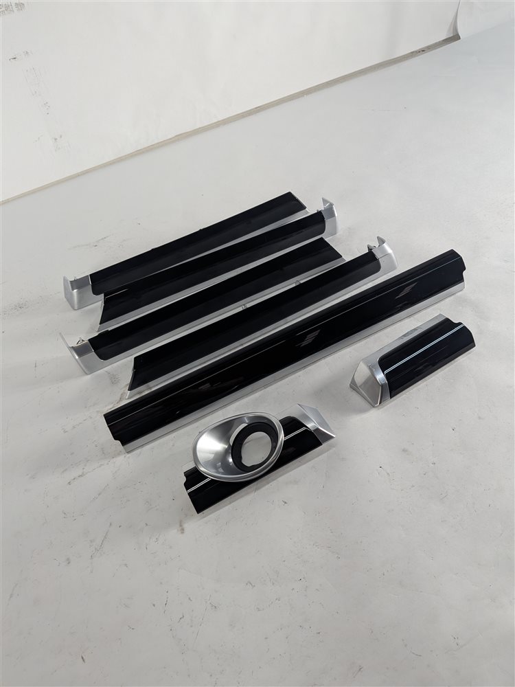 2016 PORSCHE CAYENNE (958) INTERIOR DASH DOOR DECOR TRIM SET/6 (Piano Black)