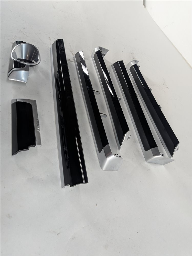 Thumbnail 4: 2016 PORSCHE CAYENNE (958) INTERIOR DASH DOOR DECOR TRIM SET/6 (Piano Black)