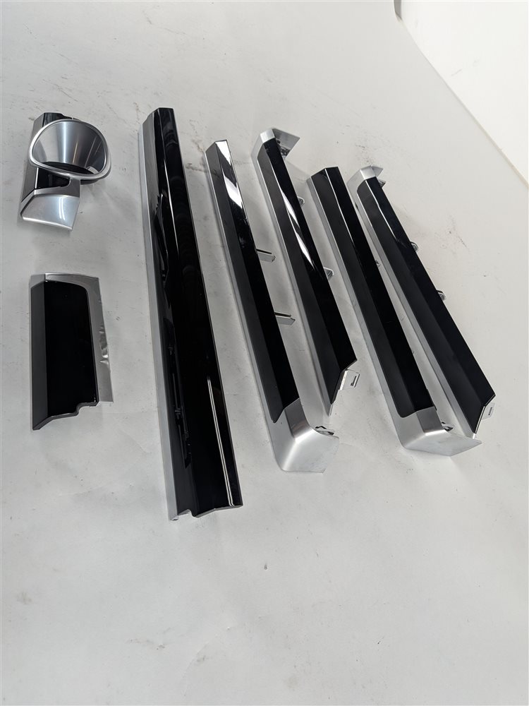 Thumbnail 5: 2016 PORSCHE CAYENNE (958) INTERIOR DASH DOOR DECOR TRIM SET/6 (Piano Black)