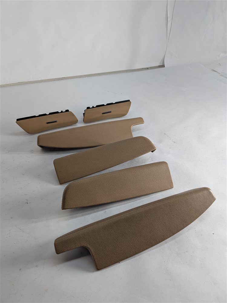2016 PORSCHE CAYENNE (958) INTERIOR DOOR ARMREST PULL HANDLE TRIM SET/6 (Beige)