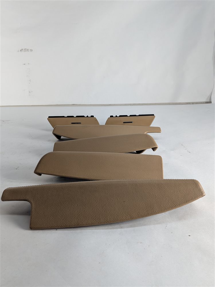 Thumbnail 2: 2016 PORSCHE CAYENNE (958) INTERIOR DOOR ARMREST PULL HANDLE TRIM SET/6 (Beige)