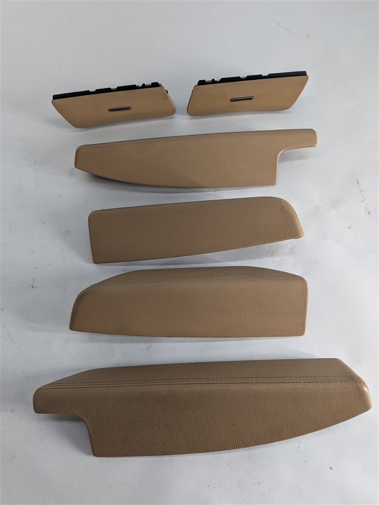Thumbnail 3: 2016 PORSCHE CAYENNE (958) INTERIOR DOOR ARMREST PULL HANDLE TRIM SET/6 (Beige)
