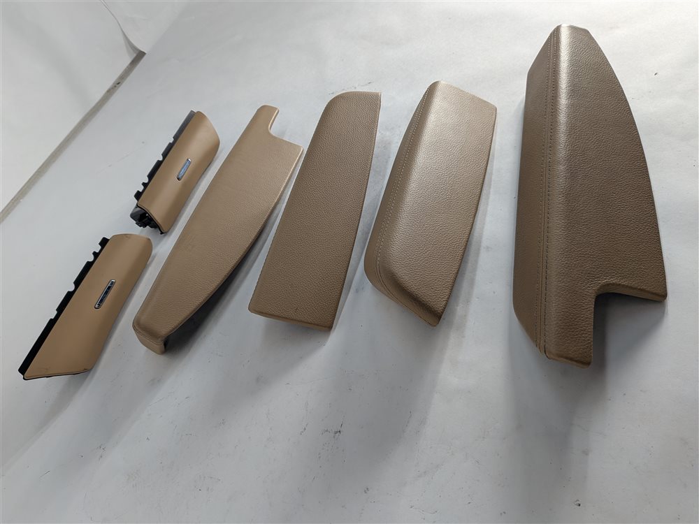 Thumbnail 5: 2016 PORSCHE CAYENNE (958) INTERIOR DOOR ARMREST PULL HANDLE TRIM SET/6 (Beige)