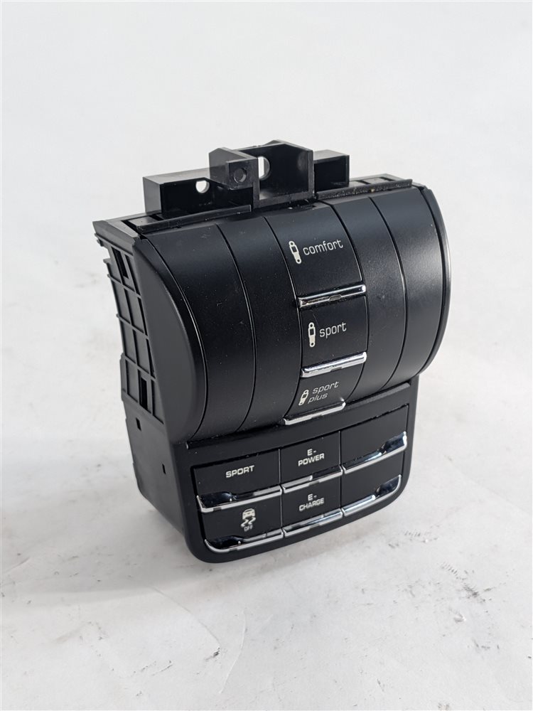 16 PORSCHE CAYENNE 958 CONSOLE PASM SUSPENSION E-HYBRID DRIVE MODE SWITCH PANEL