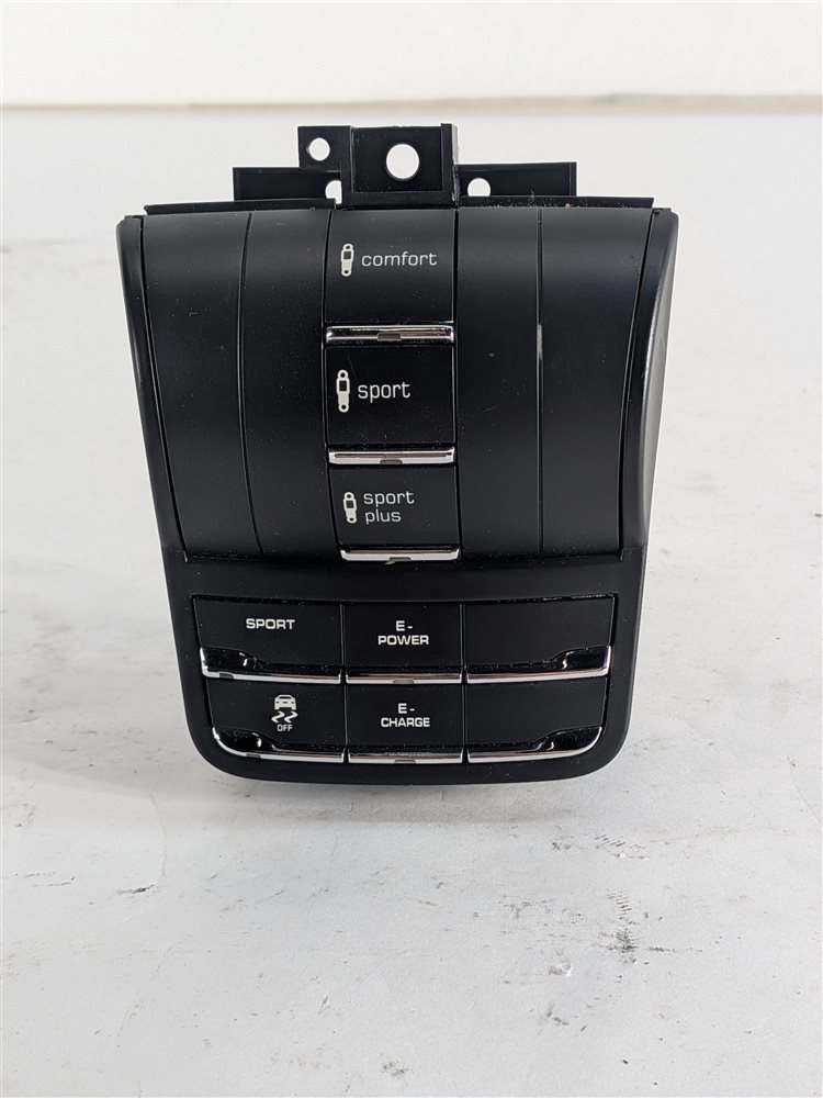 Thumbnail 2: 16 PORSCHE CAYENNE 958 CONSOLE PASM SUSPENSION E-HYBRID DRIVE MODE SWITCH PANEL