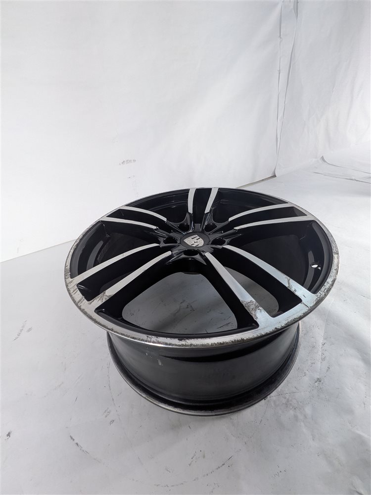 Thumbnail 30: 16 PORSCHE CAYENNE 958 22X10 AFTERMARKET TWIN 5 SPOKE BLACK MACHINED WHEEL SET/4