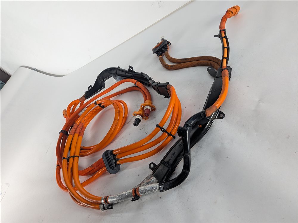 Thumbnail 4: 16 PORSCHE CAYENNE 958 HYBRID HIGH VOLTAGE MAIN 3-PHASE MOTOR WIRE HARNESS LOOM