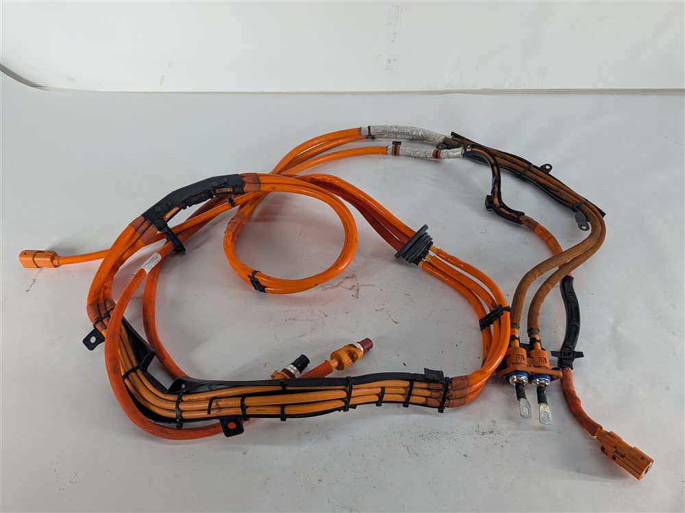 Thumbnail 6: 16 PORSCHE CAYENNE 958 HYBRID HIGH VOLTAGE MAIN 3-PHASE MOTOR WIRE HARNESS LOOM