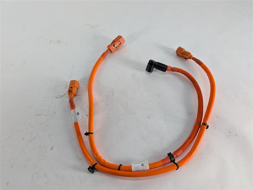 Thumbnail 3: 2016 PORSCHE CAYENNE 958 3.0L HYBRID HIGH VOLTAGE POWER BATTERY CABLE WIRE SET/2