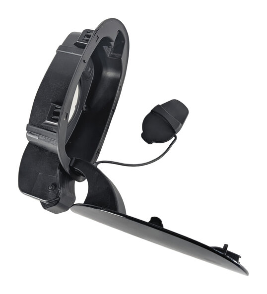 Thumbnail 3: 11-18 PORSCHE CAYENNE 958 HYBRID EV CHARGER PORT ACCESS DOOR w/ HOUSING (Black)