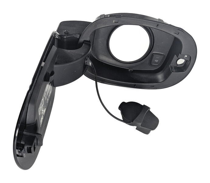 Thumbnail 4: 11-18 PORSCHE CAYENNE 958 HYBRID EV CHARGER PORT ACCESS DOOR w/ HOUSING (Black)