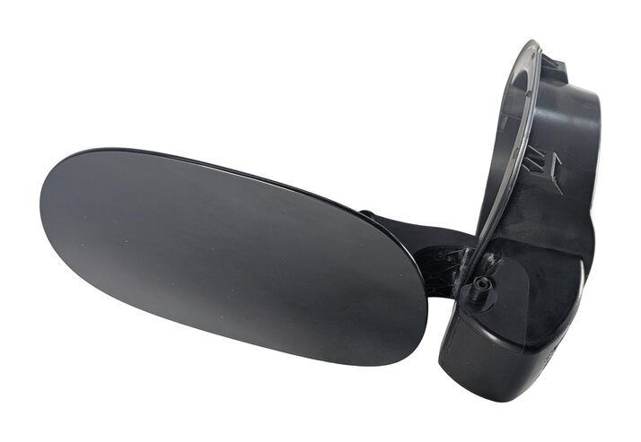 2011-2018 PORSCHE CAYENNE (958) FUEL TANK DOOR w/ HOUSING (Black)