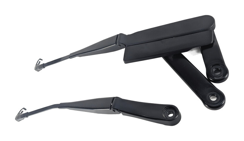 Thumbnail 4: 2011-2018 PORSCHE CAYENNE (958) FRONT LEFT & RIGHT WINDSHIELD WIPER ARM SET