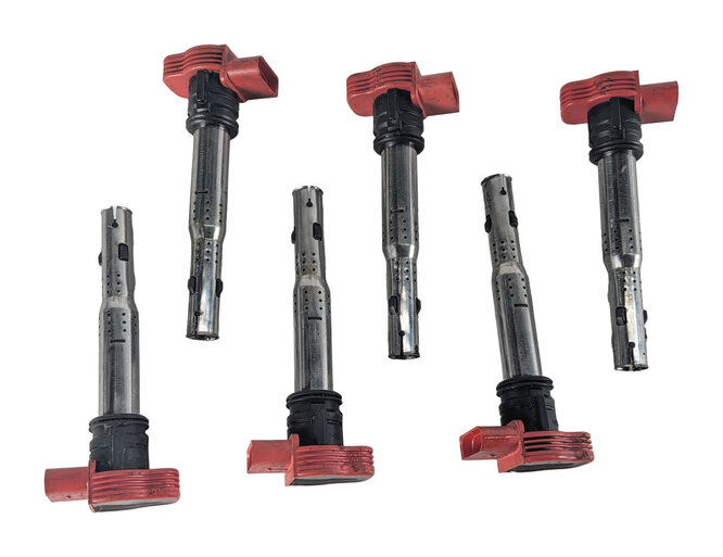 Thumbnail 3: 11-18 PORSCHE CAYENNE PANAMERA (958 970 G1) 3.0L E-HYBRID IGNITION COIL SET 6