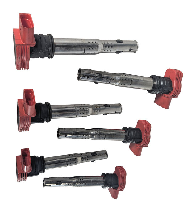 Thumbnail 5: 11-18 PORSCHE CAYENNE PANAMERA (958 970 G1) 3.0L E-HYBRID IGNITION COIL SET 6