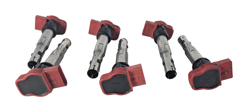 Thumbnail 6: 11-18 PORSCHE CAYENNE PANAMERA (958 970 G1) 3.0L E-HYBRID IGNITION COIL SET 6