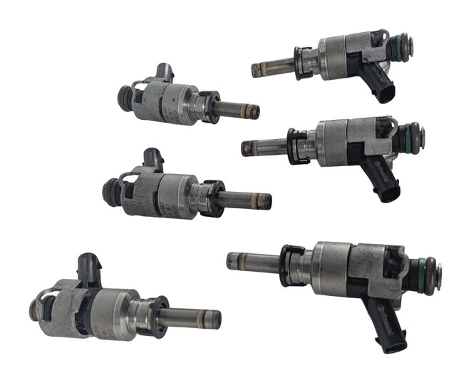 Thumbnail 7: 2011-2018 PORSCHE CAYENNE PANAMERA (958 970 G1) 3.0L ENGINE FUEL INJECTOR SET 6
