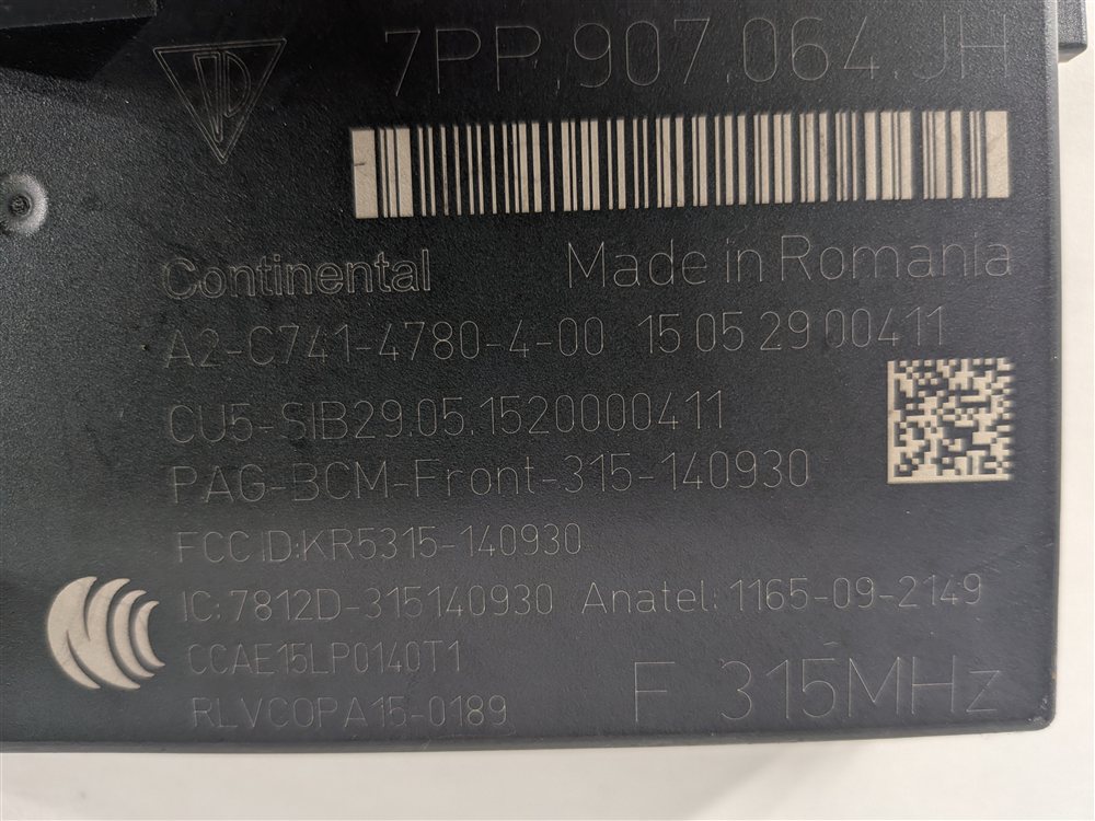 Thumbnail 12: 11-18 PORSCHE CAYENNE HYBRID 958 3.0L M06.EC ECM BCM GATEWAY IGNITION KEY SET/8