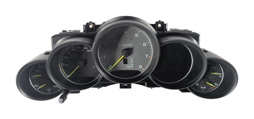 Thumbnail 3: 2013-2016 PORSCHE CAYENNE (958) HYBRID SPEEDOMETER MPH INSTRUMENT GAUGE CLUSTER