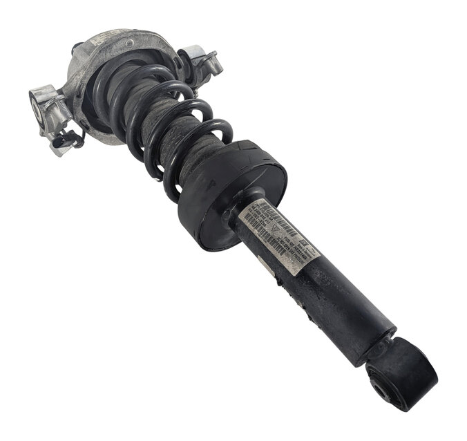 11-18 PORSCHE CAYENNE (958) LEFT DRIVER REAR VDC VARIABLE DAMPING SHOCK STRUT