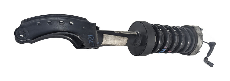 Thumbnail 4: 2011-2018 PORSCHE CAYENNE (958) FRONT RIGHT PASSENGER ADAPTIVE VDC SHOCK STRUT