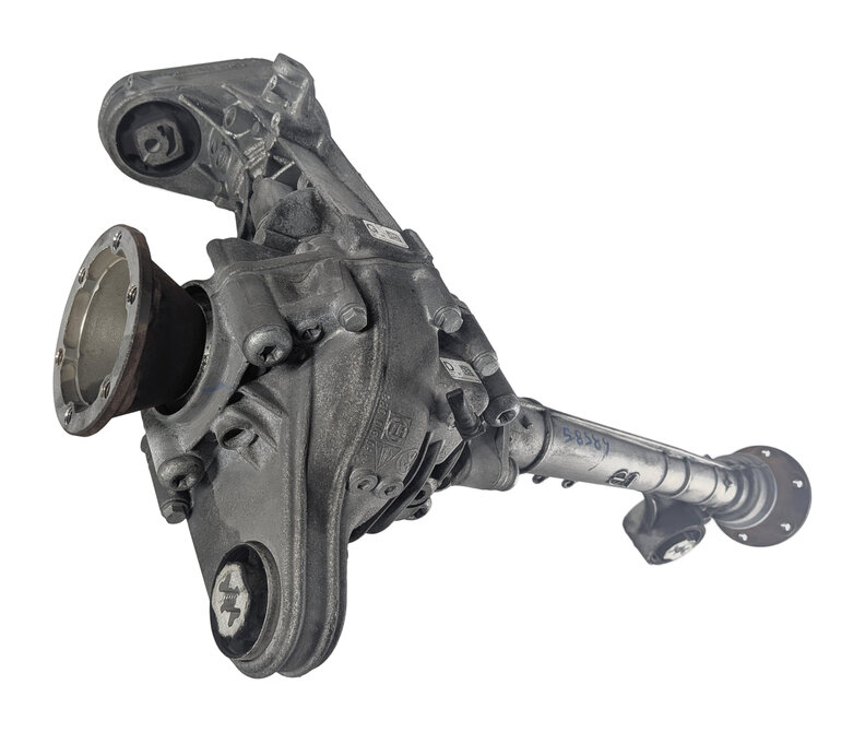 Thumbnail 2: 11-18 PORSCHE CAYENNE (958) 3.0L FRONT DIFFERENTIAL GEAR CARRIER w/ OUTPUT SHAFT