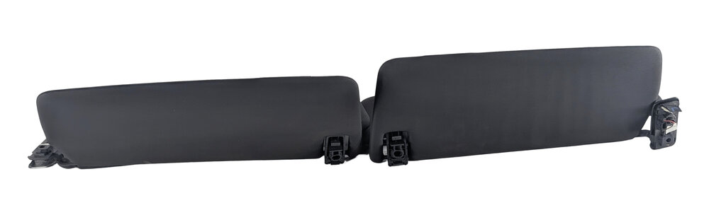 Thumbnail 5: 15-18 PORSCHE CAYENNE 958 FRONT LEFT & RIGHT SUNVISOR VISOR SET (Black)