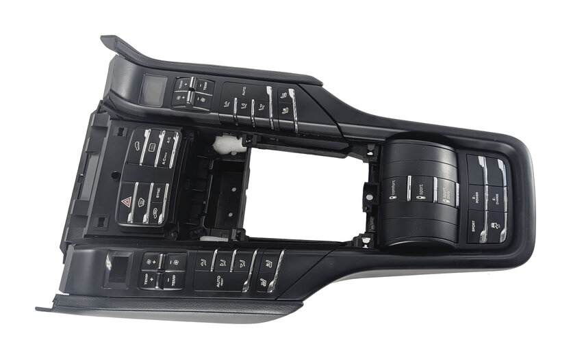 11-18 CAYENNE (958) FRONT CONSOLE HEATER AC CLIMATE SHIFT TERRAIN CONTROL PANEL