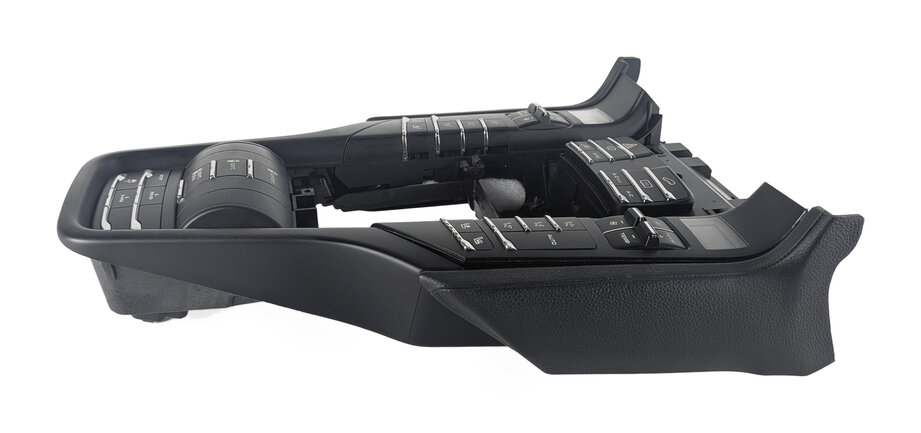 Thumbnail 4: 11-18 CAYENNE (958) FRONT CONSOLE HEATER AC CLIMATE SHIFT TERRAIN CONTROL PANEL