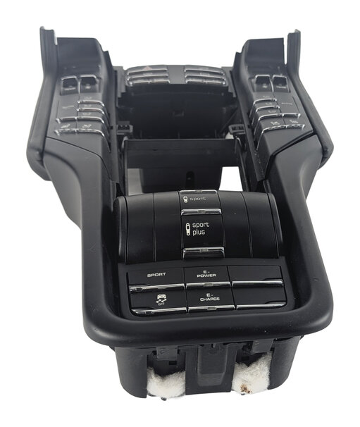 Thumbnail 5: 11-18 CAYENNE (958) FRONT CONSOLE HEATER AC CLIMATE SHIFT TERRAIN CONTROL PANEL